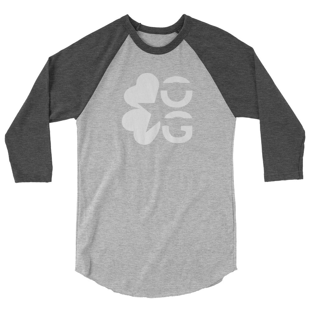 White Clover 3/4 sleeve raglan shirt