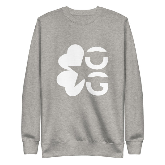 Clover Logo Sweatshirt White Print