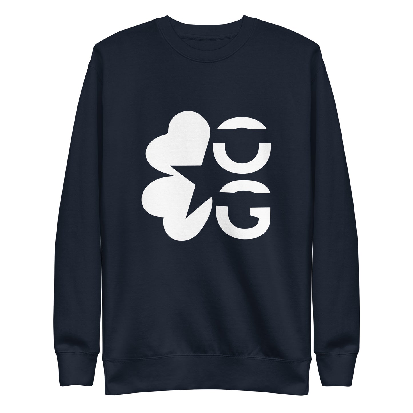 Clover Logo Sweatshirt White Print